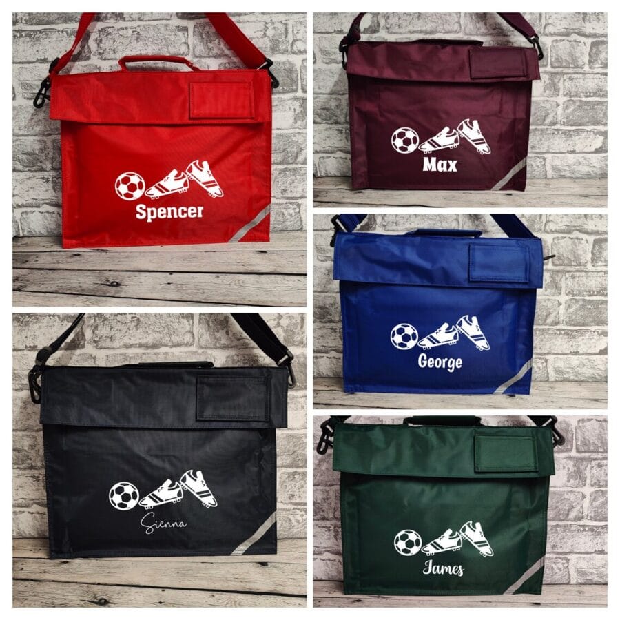 Football and Boots Book Bag All Colours